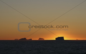 Iceberg in Arctic waters (Napassorsuaq Fjord, Greenland)