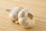 Two garlic heads.