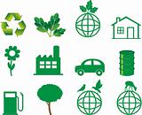 ecology icons vector illustration