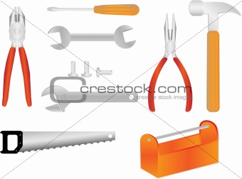 Tools vector illustrations