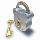 padlock and key 