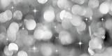 Silver Christmas lights background