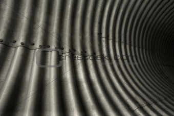 Metal construction plate abstract