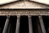 Pantheon facade in Rome