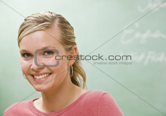 Student smiling