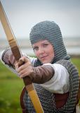 bows woman / medieval armor