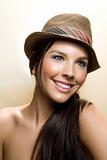 Young Woman wearing Hat