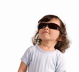 child in sunglasses