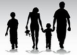 Silhouette family