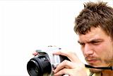 Young Photographer with camera