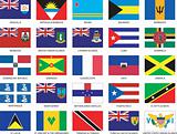 25 Caribbean Flags