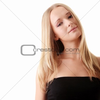 Young blonde woman