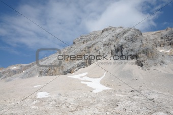 Summit of the Zugspitze Mountain, Alps Germany