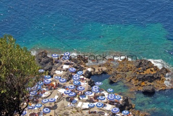 Beach in Capri