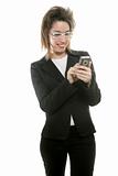 Businesswoman with mobile phone