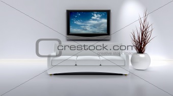 sofa in a contemporary interior
