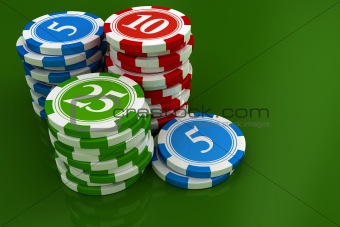 chips from casino game
