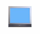 isolated TV with clipping path