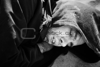 homeless sleep