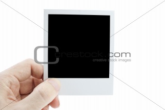 hand with photo