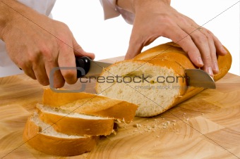 Slicing bread