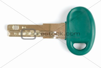 Key over white