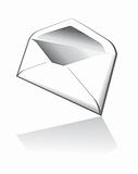 Email Icon with Reflection