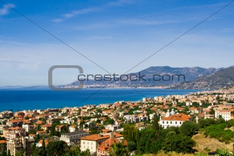 Village on the Mediterranean sea