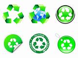 Recycle symbols.