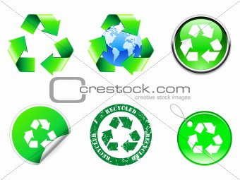 Recycle symbols.