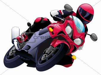 Vector motorbike