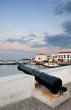 Old cannon on the island of Spetses