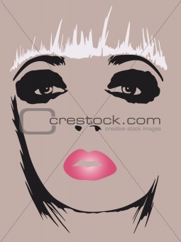Celebrity   Posters on Image 2115346  Fashion Woman Pop Art Poster From Crestock Stock Photos