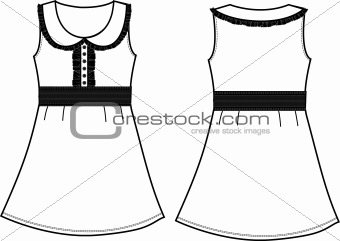 lady fasion a-line dress