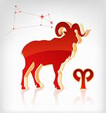 aries zodiac astrology icon for horoscope