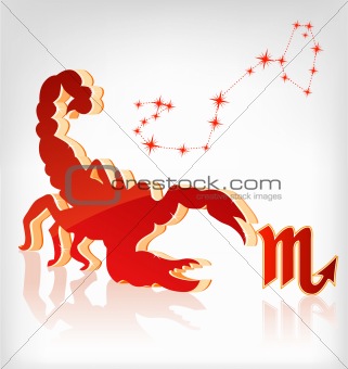 scorpion zodiac astrology icon for horoscope