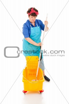 Sad Cleaning Lady