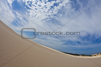 Blue sky & Sandy beach