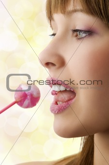 the pink lollipop