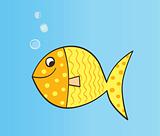Yellow carton fish