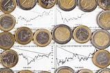 Euro coins and business indicators
