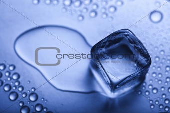 Ice, and cube