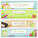 back to school banners