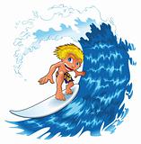 Baby Surfing - Wave