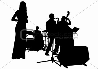 Musical jazz band