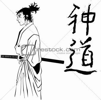 samurai comics style