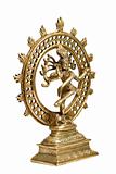Statue of Shiva Nataraja - Lord of Dance isolated