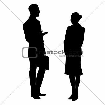 woman and man . vector illustration   