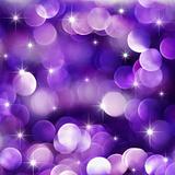 Purple holiday lights