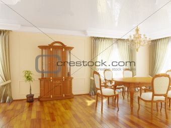 Interior of a dining room